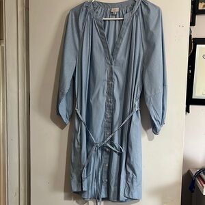 A New Day Blue Long Sleeve Dress Elegant and Versatile